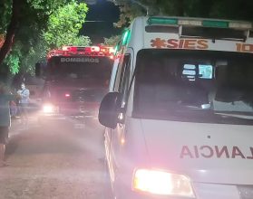 bomberos noche ambulancia