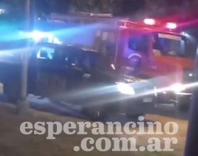 bomberos policia noche